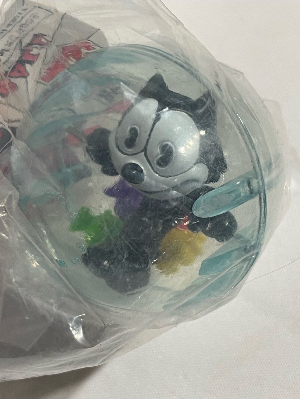 Vintage 1996 Felix the Cat Roller Ball Toy New in Package